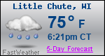 Weather Forecast for Little Chute, WI