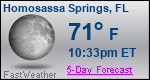 Weather Forecast for Homosassa Springs, FL