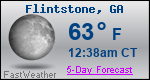 Weather Forecast for Flintstone, GA