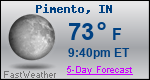 Weather Forecast for Pimento, IN