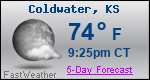 Weather Forecast for Coldwater, KS