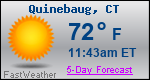 Weather Forecast for Quinebaug, CT