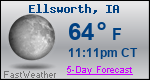 Weather Forecast for Ellsworth, IA