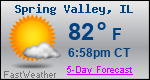 Weather Forecast for Spring Valley, IL