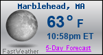 Weather Forecast for Marblehead, MA