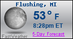 Weather Forecast for Flushing, MI