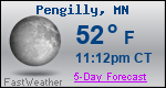 Weather Forecast for Pengilly, MN