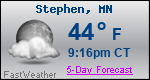 Weather Forecast for Stephen, MN