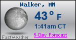 Weather Forecast for Walker, MN