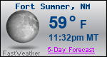 Weather Forecast for Fort Sumner, NM