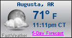 Weather Forecast for Augusta, AR