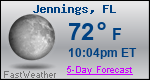 Weather Forecast for Jennings, FL