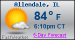 Weather Forecast for Allendale, IL