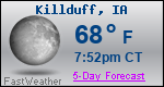 Weather Forecast for Killduff, IA