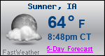 Weather Forecast for Sumner, IA