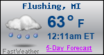 Weather Forecast for Flushing, MI