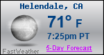Weather Forecast for Helendale, CA