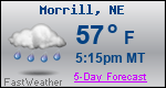 Weather Forecast for Morrill, NE
