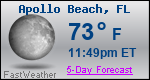 Weather Forecast for Apollo Beach, FL
