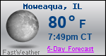 Weather Forecast for Moweaqua, IL