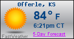 Weather Forecast for Offerle, KS