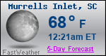 Weather Forecast for Murrells Inlet, SC