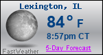 Weather Forecast for Lexington, IL