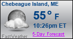 Weather Forecast for Chebeague Island, ME