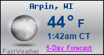 Weather Forecast for Arpin, WI