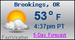 Weather Forecast for Brookings, OR