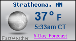 Weather Forecast for Strathcona, MN