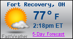 Weather Forecast for Fort Recovery, OH