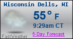 Weather Forecast for Wisconsin Dells, WI
