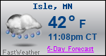 Weather Forecast for Isle, MN