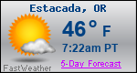 Weather Forecast for Estacada, OR