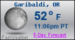 Weather Forecast for Garibaldi, OR