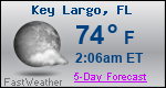 Weather Forecast for Key Largo, FL