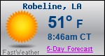 Weather Forecast for Robeline, LA