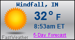 Weather Forecast for Windfall, IN