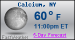 Weather Forecast for Calcium, NY