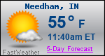 Weather Forecast for Needham, IN