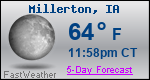 Weather Forecast for Millerton, IA