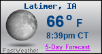 Weather Forecast for Latimer, IA