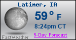 Weather Forecast for Latimer, IA