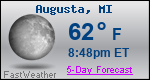 Weather Forecast for Augusta, MI