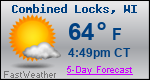 Weather Forecast for Combined Locks, WI