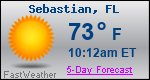 Weather Forecast for Sebastian, FL