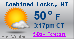 Weather Forecast for Combined Locks, WI