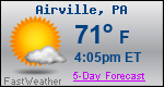 Weather Forecast for Airville, PA