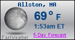 Weather Forecast for Allston, MA